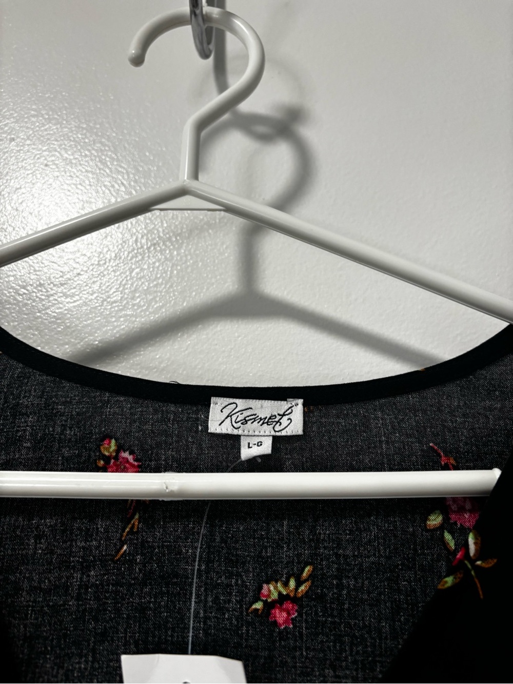 Kismet Black Tie-Front Floral Blouse - Picture 8 of 9